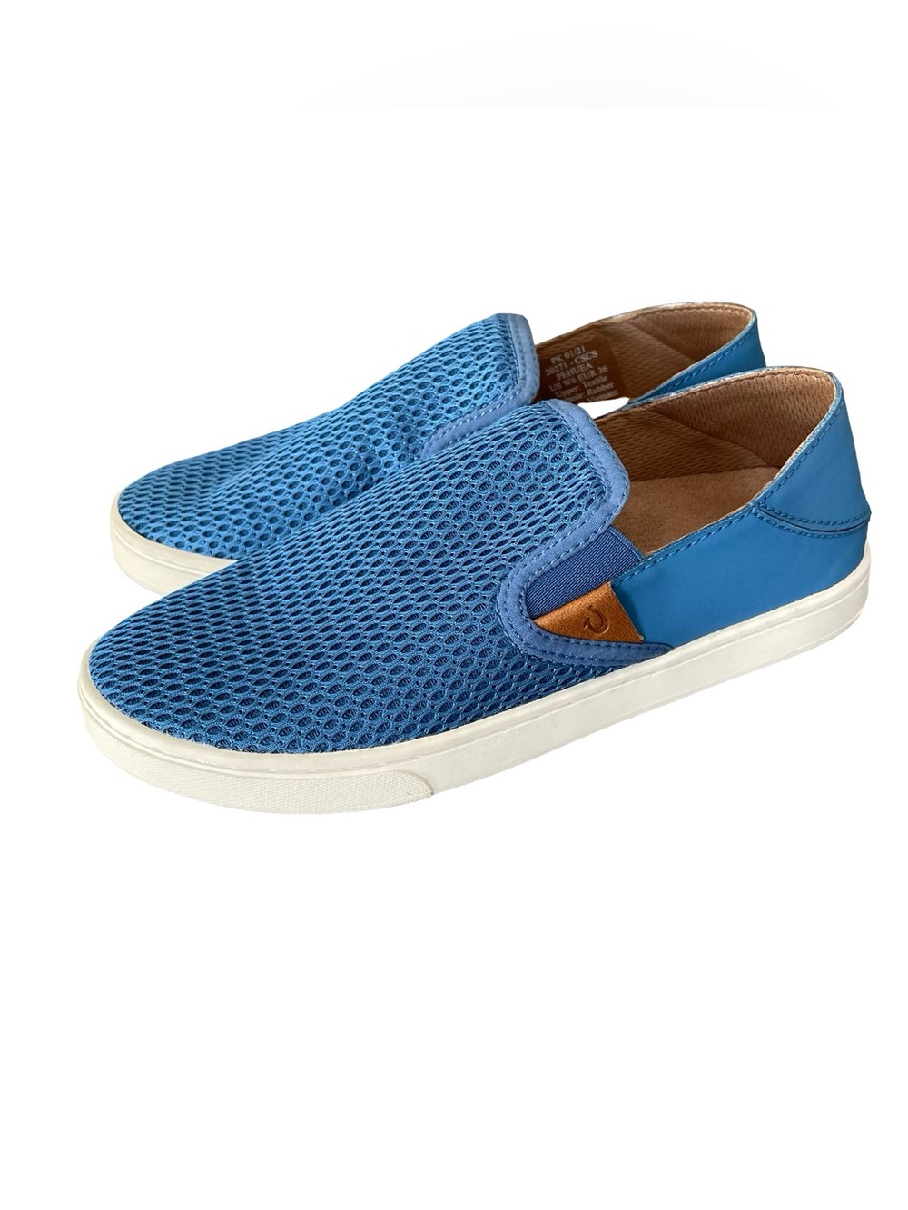 OluKai Pehuea Blue Sneakers Shoes Size 6